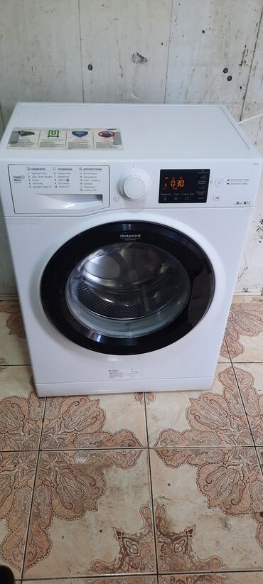 zil masini: Paltaryuyan maşın Hotpoint Ariston, 6 kq, İşlənmiş, Avtomat, Ödənişli çatdırılma