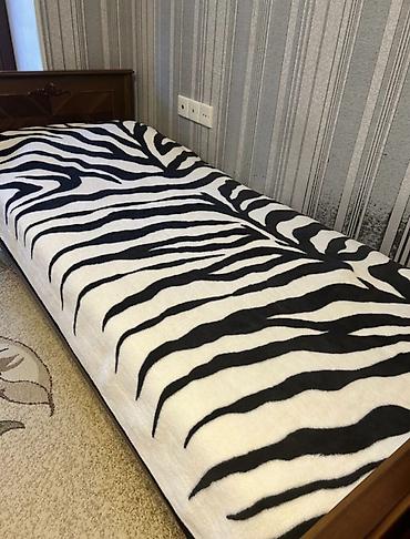 Текстиль: Zebra naxışlı örtük/pled - Dizayn: Qara-ağ zebra zolaqları, müasir və — 1