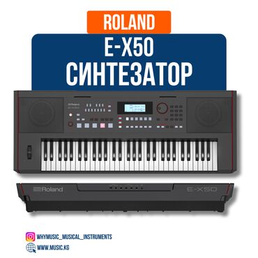 динамики на авто: Синтезатор Roland E-X50 Roland E-X50 — это многофункциональный