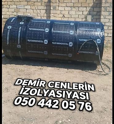 cən təmiri: Xidmət: Dəmir çənlərin izolyasiyası - Dəmir su və yanacaq çənləri — 1