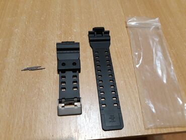 narukvice za casio satove: Watch band, Material: Silicone, color - Black