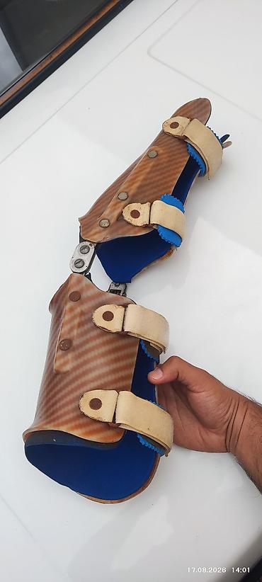Diz-həmərtəbəli ortopedik ayaq ortezi (KAFO tipli) - Material at lalafo.az — 1 Diz-həmərtəbəli ortopedik ayaq ortezi (KAFO tipli) - Material — 1