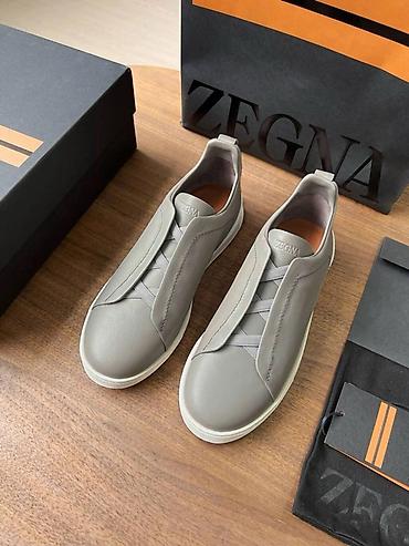 sneaker: Zegna kişi slip-on krossovkaları.Triple Stitch Zəng edib və Vatsapa — 5