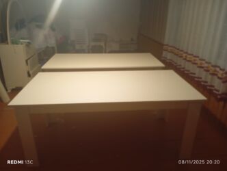 кровать двуспальная с матрасом: Гостиный стол, Новый, Нераскладной, MDF, Прямоугольный стол