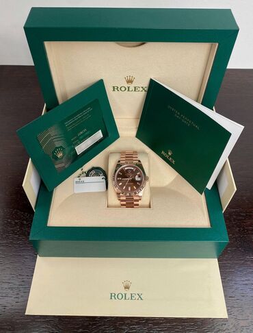 купить серьги золотые: Классикалык сааттар саат, Rolex, Суу өткөрбөөчү, Унисекс, Жаңы