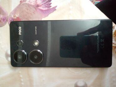 телефон флай 154: Poco M6 Pro, 512 GB, rəng - Qara, Barmaq izi