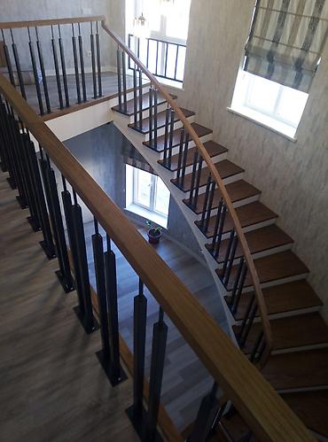 Деревянные лестницы: Лестницы Лестницы Любой сложности, лофт, классика перила любой — 13