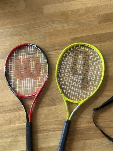 tennis raketkası: Новые качественные теннисные ракетки + чехол (1+1) 2 теннис ракетки =