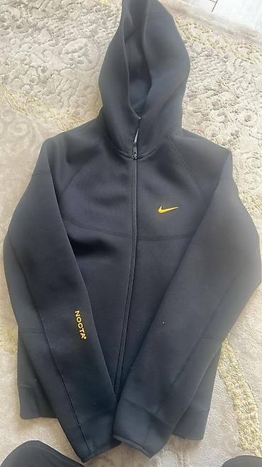 tech flees: Мужская толстовка, S, Nike, Б/у, цвет - Черный — 1