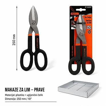 KMT Gvozdena kožna makaze 9363682 Opis: Profesionalne makaze za lim –
