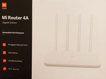 wifi modemler: Xiaomi mi model 4A WiFi router 5GHz ve 2.4GHz dəstəkleyir. Yenidir