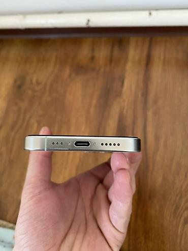 Apple iPhone: IPhone 15 Pro, Б/у, 256 ГБ, White Titanium, Кабель, 89 % — 11