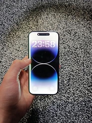 Apple iPhone: IPhone 14 Pro, Б/у, 128 ГБ, Белый, Чехол, 81 % — 8