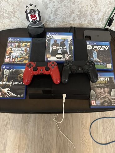 Ps4 fat 500 gb yaddas tapilmiyan oyunlarla birlikde satilir