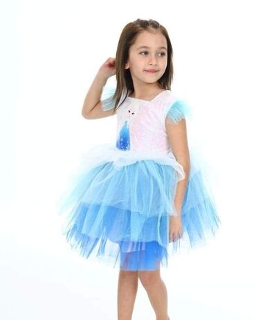 Haljine: Odmah dostupne Frozen haljinice u kompletu sa mašnom za kosu za — 6