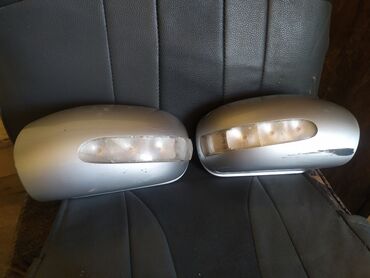 кузова: Боковое левое Зеркало Mercedes-Benz 2001 г., Б/у, цвет - Серебристый