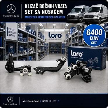 Bočna vrata: KLIZAC BOCNIH VRATA SPRINTER 906 CRAFTER VODJICA ROLERI SET | Klizac — 3