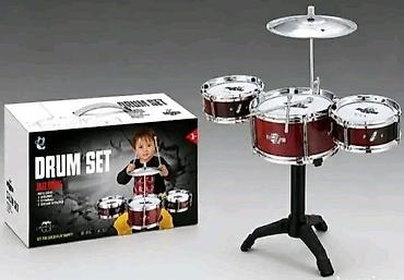 lepe patike: Dečiji set bubnjeva – “Drum Set” (Jazz Drum) - Komplet igračaka za — 1