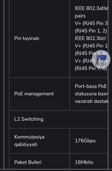Modemlər və şəbəkə avadanlıqları: 48 portluq POE Switch Cisco Catalyst 3750 v2 series. Yenidir. Istifadə — 13
