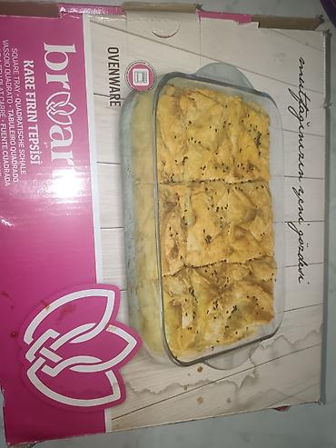 çörek: Brava Kare Fırın Tepsisi – şüşə soba qabı - Forma: kvadrat - — 1