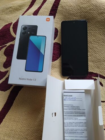 ddr 4 8gb: Redmi, Redmi Note 13, Б/у, 128 ГБ, цвет - Черный, 2 SIM