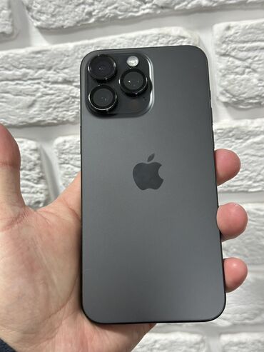 Apple iPhone: IPhone 15 Pro Max, Б/у, 256 ГБ, Черный, Чехол, 92 % — 3