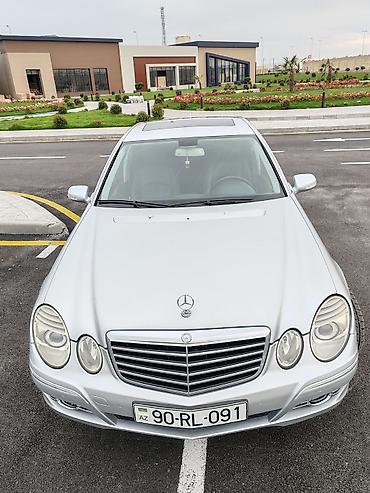 Продажа авто: Mercedes-Benz E-Class (W211) sedan – gümüş rəng, facelift (restaylinq) — 3