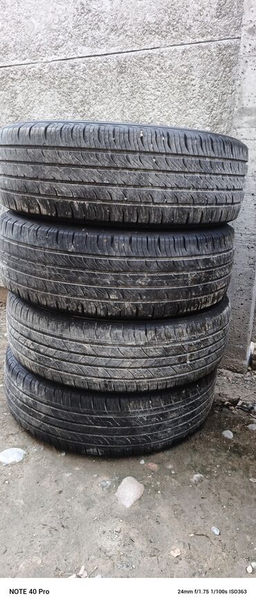 диски тайп с: Шины 205 / 65 / R 16, Лето, Б/у, Комплект, Легковые, Корея, Hankook