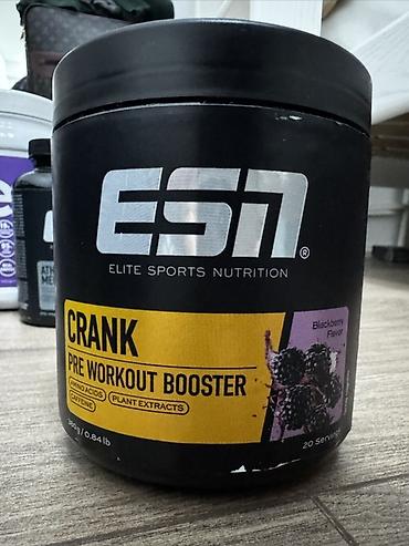 Спортивное питание: ESN CRANK Pre Workout Booster — предтренировочный комплекс со вкусом — 1