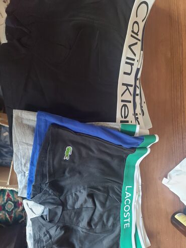 сумку кошелек на пояс: Мужские боксеры (набор). - Бренды на поясе: Calvin Klein и Lacoste
