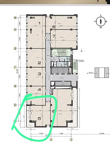 Продажа офисов 67 м², Бизнес центр, 13 этаж