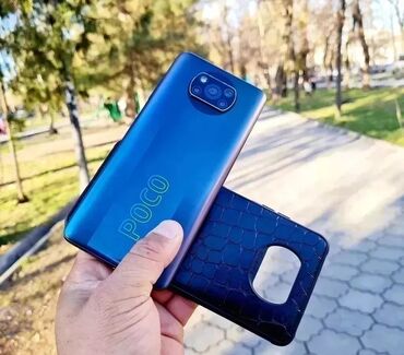 Samsung: Poco X3 Pro, Б/у, 128 ГБ, цвет - Синий, 2 SIM