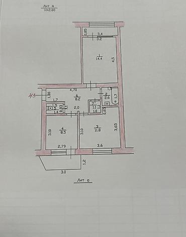 Продажа квартир: 2 комнаты, 48 м², Индивидуалка, 1 этаж, Косметический ремонт — 9