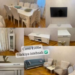 Qida məhsulları: Qonaq dəsti satılır + Arçelik tv smart ilə birlikdə cəmi 1500₼. Hər