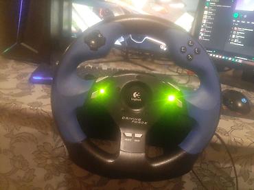 playstation prokat: Logitech Driving Force oyun sükan seti yaxşı veziyetdedi tecili — 2