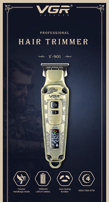 Trimmer VGR 901 - 4 Sürətli - 7000RPM / 1600MAH - 240 Dəqiqə / at lalafo.az — 7 Trimmer VGR 901 - 4 Sürətli - 7000RPM / 1600MAH - 240 Dəqiqə / — 7