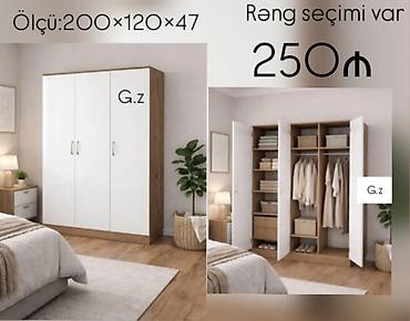 Dolab-asılqanlar: *Dolab 3 qapılı ✨ 250Azn* ✔️İstehsal Rusiya Laminat 18/lik — 1
