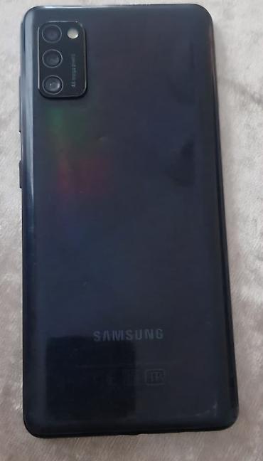 Mobil telefon və aksesuarlar: Samsung Galaxy A41, rəng - Qara, Barmaq izi — 2