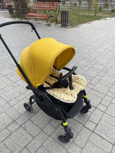 Коляски: Коляска, цвет - Желтый, Б/у — 2