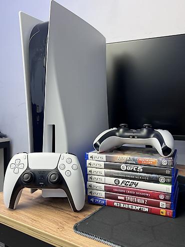 Sony PlayStation: В продаже PLAYSTATION 5 Fat Версия с Дисководом Состояние идеальное — 3