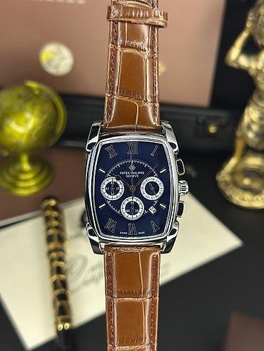 Aksesuarlar: Patek Philippe Geneve kişi qol saatı – klassik tonda zərif dizayn və — 6