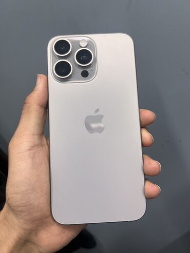 simкарты корпоратив: IPhone 15 Pro Max, 256 ГБ, Natural Titanium, 85 %