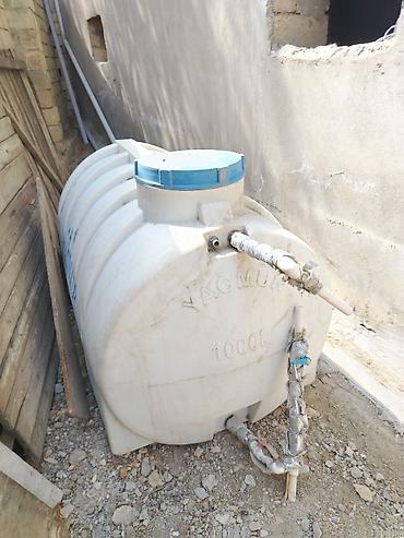 su cənləri: Yağmur markalı 1000 litrlik su çəni - Həcmi: 1000 L (korpus üzərində — 2