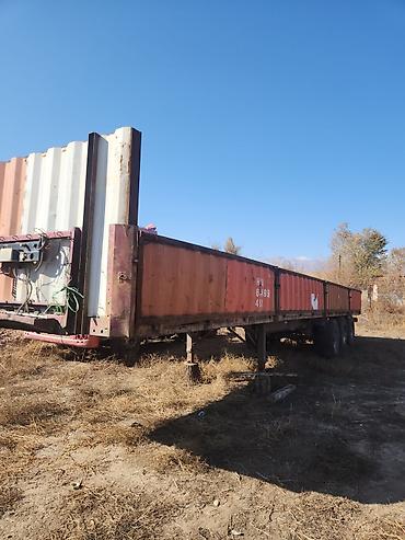 Прицепы и полуприцепы: Полуприцеп-самосвал/контейнеровоз (двухосный тележка + передняя — 12