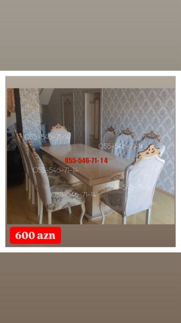 Dolablar: Qonaq otağı üçün, Yeni, 8 stul
