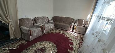 прихожая ош: Мягкий гарнитур для гостиной: диван + кресло - Комплектация — 9