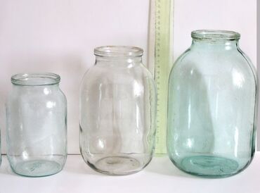 купить 1 литровые стеклянные банки: Стеклянные банки 1 и 3-х литровые 10сом и 30сом