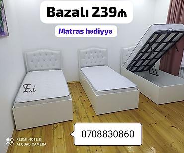 divar yataq: Yeni, Təknəfərlik çarpayı, Bazalı, Matras ilə — 3