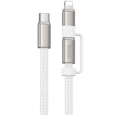 iphone xp: Кабель Hoco USB‑C — Lightning с подсветкой LED - Быстрая зарядка — 6