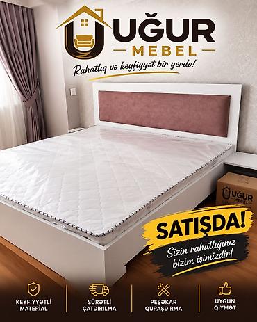 Yeni, İkinəfərlik çarpayı, Bazasız, Matras ilə, Siyirməsiz, Azərbaycan
